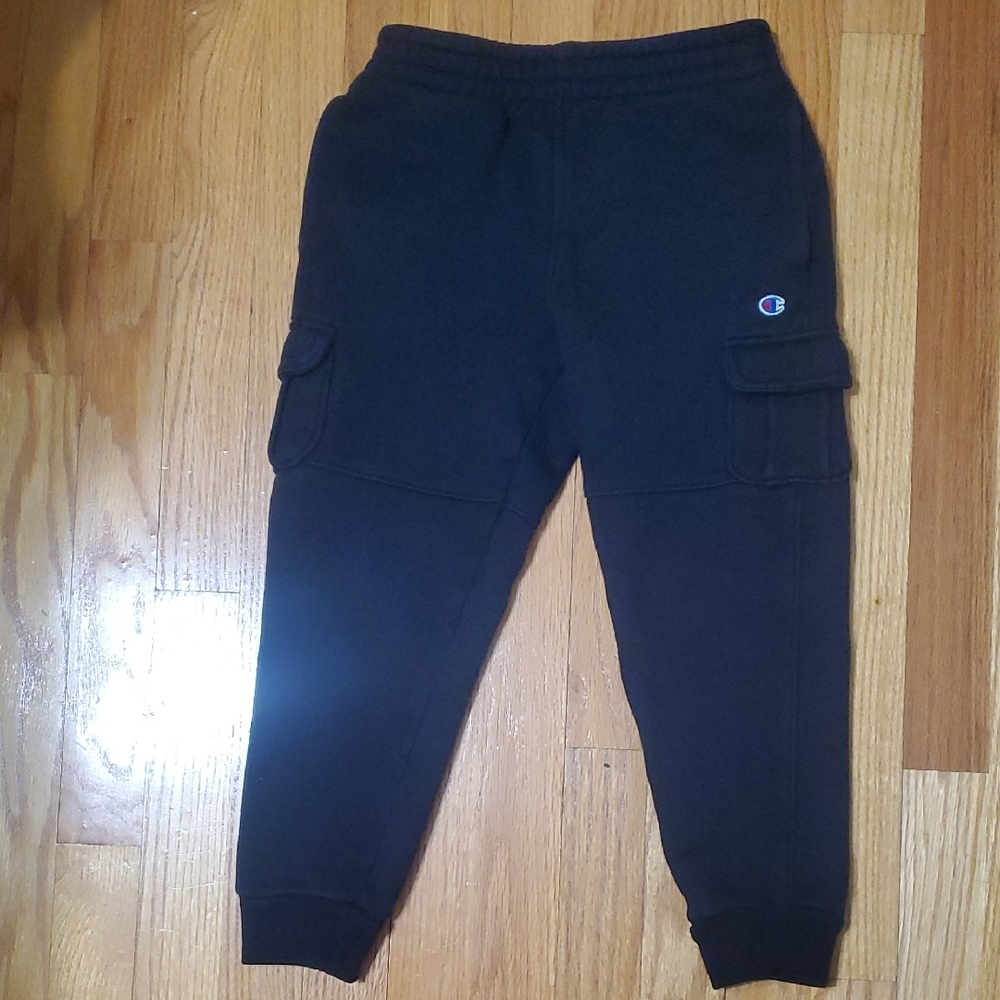 Champion Black Kids Cargo Joggers